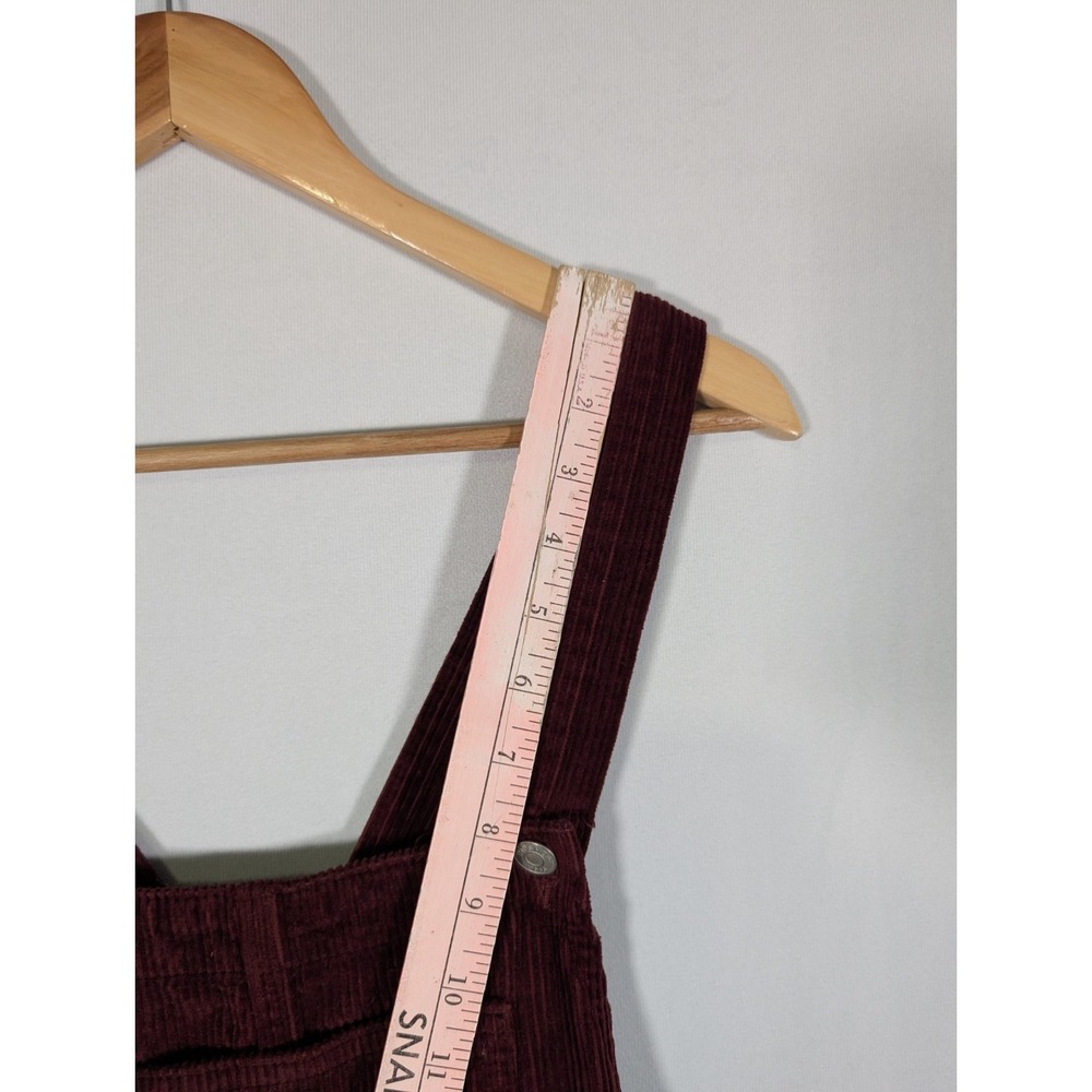 Top Shop petite MOTO Purple corduroy dungaree dress size 8 petite - Picture 10 of 11